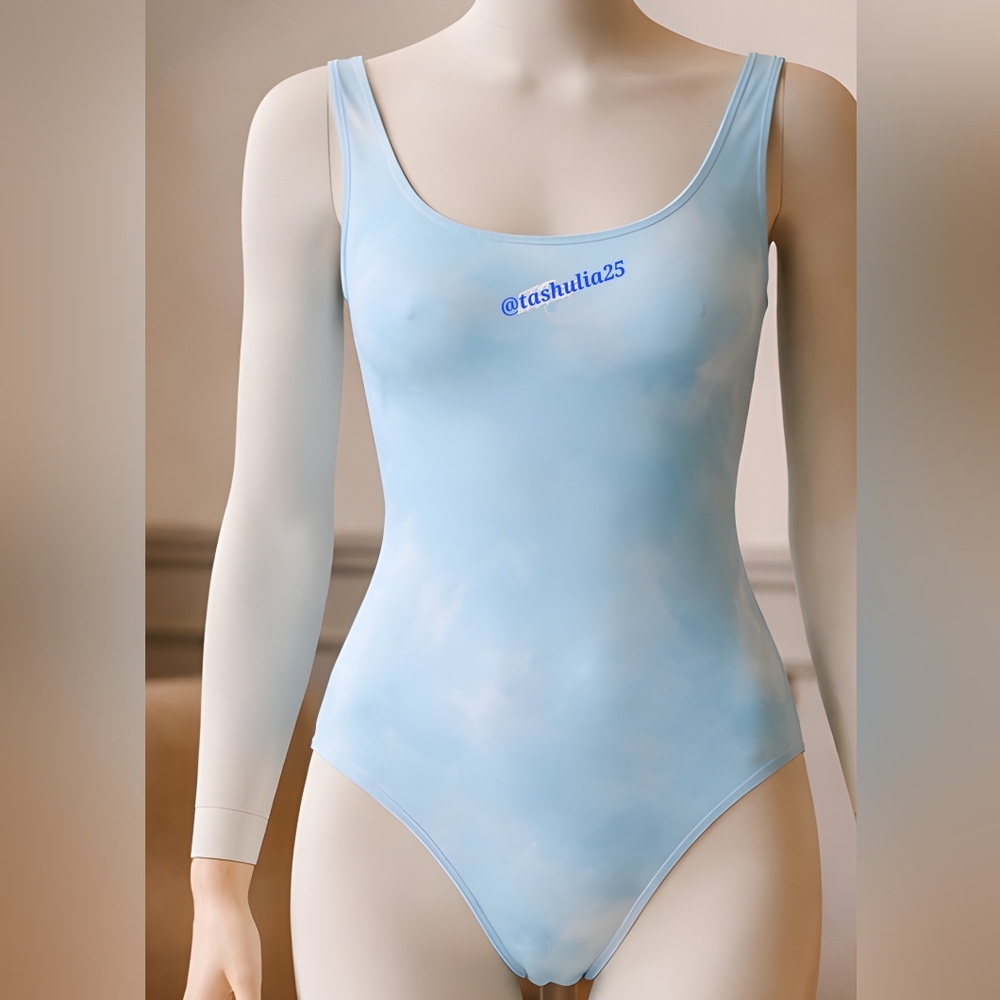 NWT MSFTSREP Intero scoop-neck high-leg swimsuit